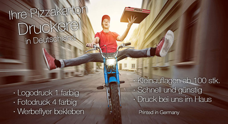 Pizzakarton, bedrucken, Logo, Werbung, Pizza Karton, individuell, druck